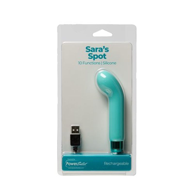 PowerBullet - Sara’s Spot Vibrator - Teal - K. P.