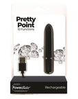 PowerBullet - Pretty Point 4" Power Bullet - Black - K. P.