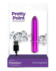 PowerBullet - Pretty Point 4" Bullet Vibrator - Purple - K. P.