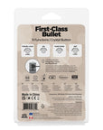 PowerBullet - First Class Rechargeable Bullet with Crystal - Silver - K. P.