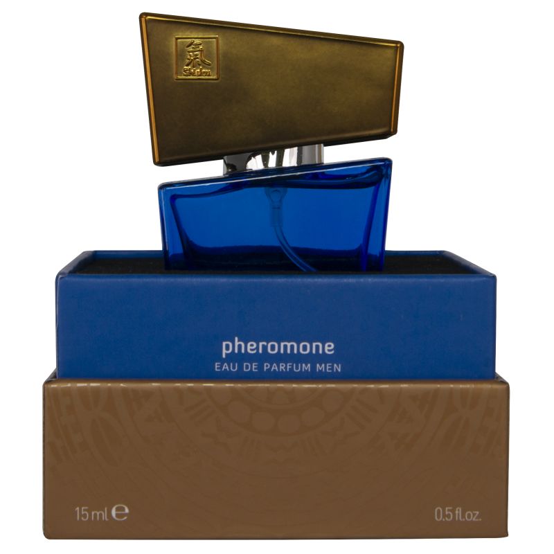 Shiatsu Pheromone Fragrance Man Dark Blue 15ml - K. P.