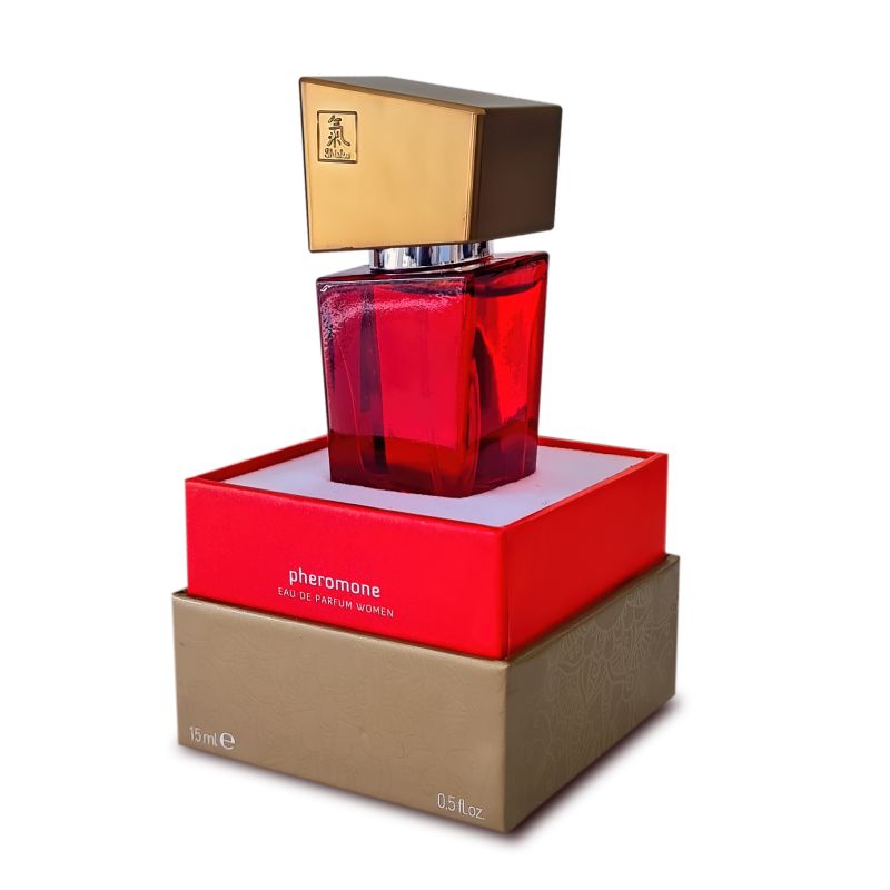 Shiatsu Pheromone Fragrance Woman Red 15ml - K. P.