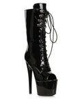 Peep-Toe Ankle Boot 7 Inch - Black - K. P.