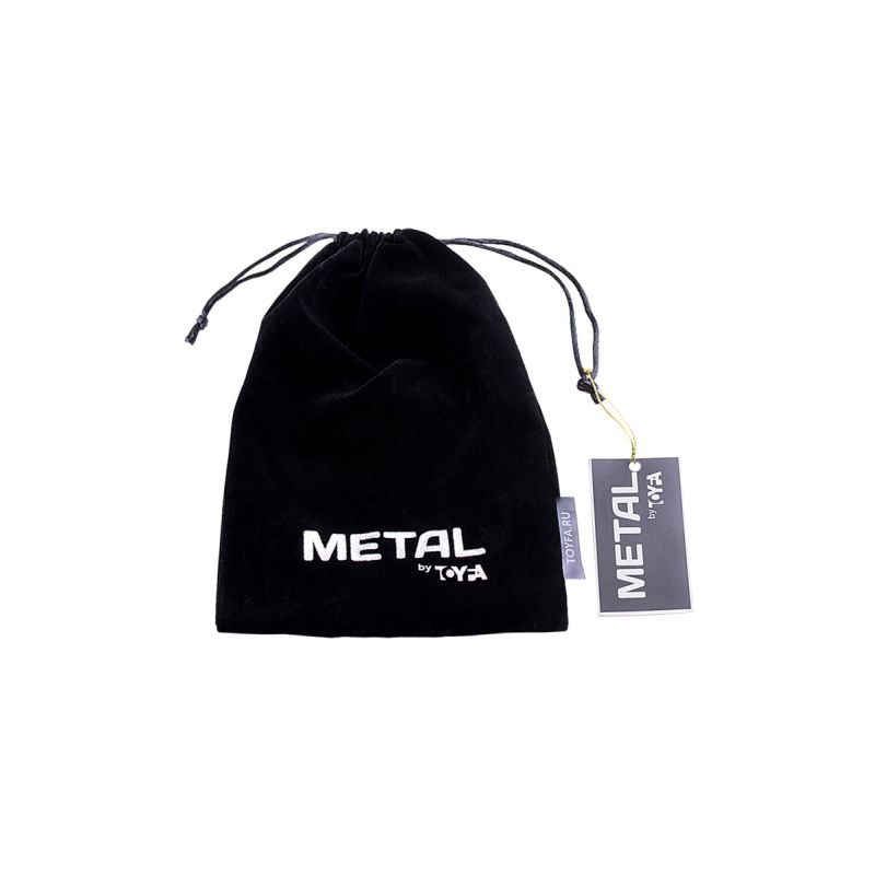 Metal - Metal Anal Plug Small with Silver White Tail - K. P.