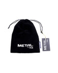 Metal - Metal Anal Plug Small with Silver White Tail - K. P.