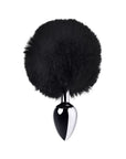 Metal - Metal Anal Plug Small with Silver Black Tail - K. P.