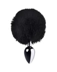 Metal - Metal Anal Plug Small with Silver Black Tail - K. P.