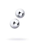 Metal 2 Piece Vaginal Balls 3cm - Silver - K. P.