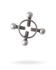 Metal 2 Piece Nipple Clamps - Silver - K. P.