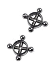 Metal 2 Piece Nipple Clamps - Silver - K. P.