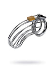 Metal Birdcage Cock Cage - Silver - K. P.