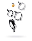 Metal Chastity Cage Adjustable - Silver - K. P.