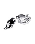 Metal Chastity Cage Adjustable - Silver - K. P.