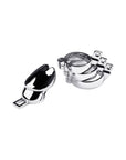 Metal Chastity Cage Adjustable - Silver - K. P.