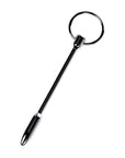 Metal Urethral Plug with Ring - Silver - K. P.