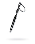 Metal Bullet Shaped Urethral Plug with Ring - Silver - K. P.
