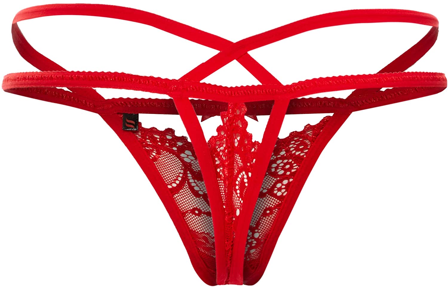 Lace Thong - Red - K. P.