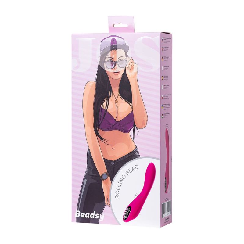 Rolling Bead Vibrator - Beadsy - Pink - K. P.
