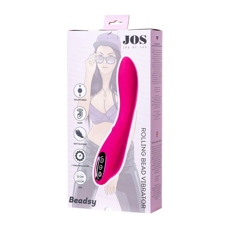 Rolling Bead Vibrator - Beadsy - Pink - K. P.
