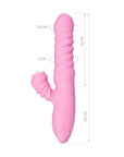 Heating and Rotating Petal Tickler - Lixy - Pink