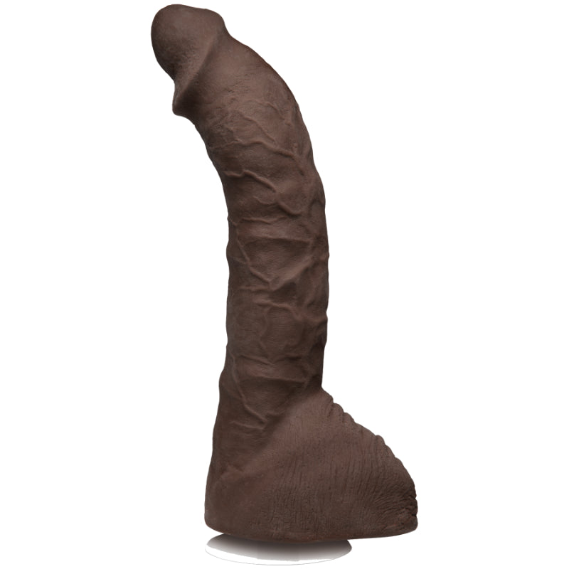 Signature Cocks - Prince Yahshua Vac-U-Lock Compatible Suction Cup Dildo - Chocolate - K. P.