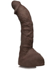 Signature Cocks - Prince Yahshua Vac-U-Lock Compatible Suction Cup Dildo - Chocolate - K. P.