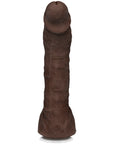 Signature Cocks - Prince Yahshua Vac-U-Lock Compatible Suction Cup Dildo - Chocolate - K. P.