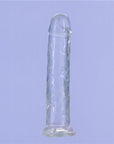Addiction Crystal - Dildo Straight 7" - Clear - K. P.
