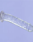 Addiction Crystal - Dildo Straight 7" - Clear - K. P.