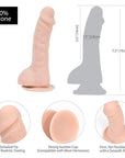 Addiction - Brad 7.5" Dong - Beige - K. P.