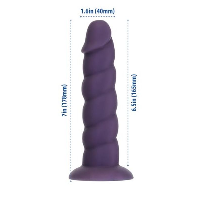 Addiction Fantasy - Unicorn Dildo 7" - Purple - K. P.