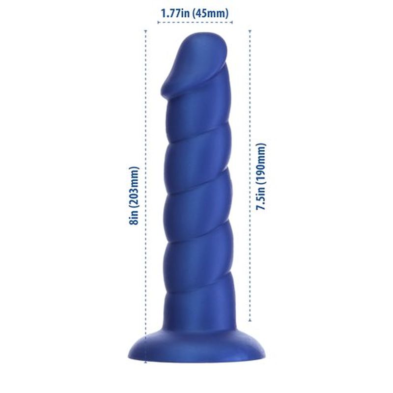 Addiction Fantasy - Unicorn Dildo 8" - Blue - K. P.