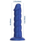 Addiction Fantasy - Unicorn Dildo 8" - Blue - K. P.