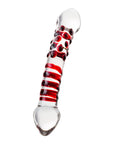 Sexus Glass - 19cm Dildo - Red Delight - K. P.
