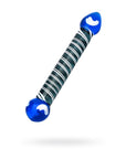 Sexus Glass - 20cm Dildo Duo - Blue - K. P.