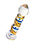 Sexus Glass - 17.2cm Dildo - Yellow - K. P.