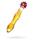 Sexus Glass - 20.5cm Dildo - Yellow/Red - K. P.