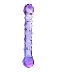 Sexus Glass - 19.6cm Dildo Duo - Purple
