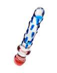 Sexus Glass - 20cm Dildo - Blue/Red - K. P.