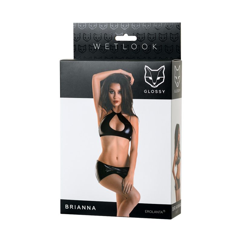 Wetlook Set - Brianna - Black - K. P.