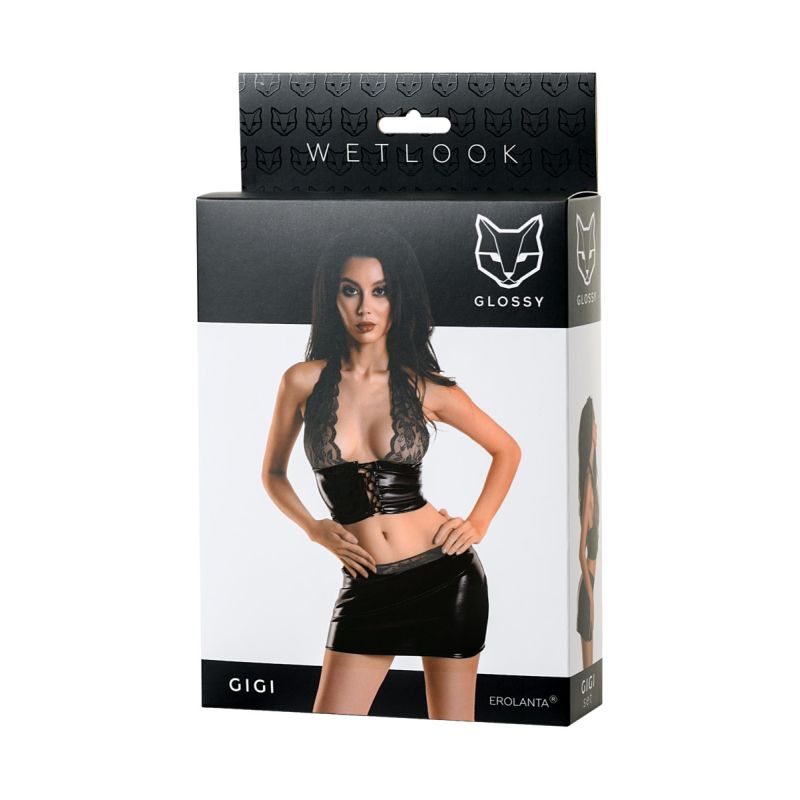 Wetlook Set - Gigi - Black - K. P.