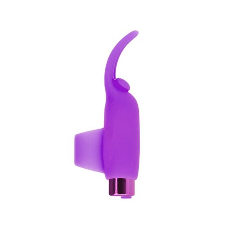 PowerBullet - Teasing Tongue with Rechargeable Bullet - Purple - K. P.