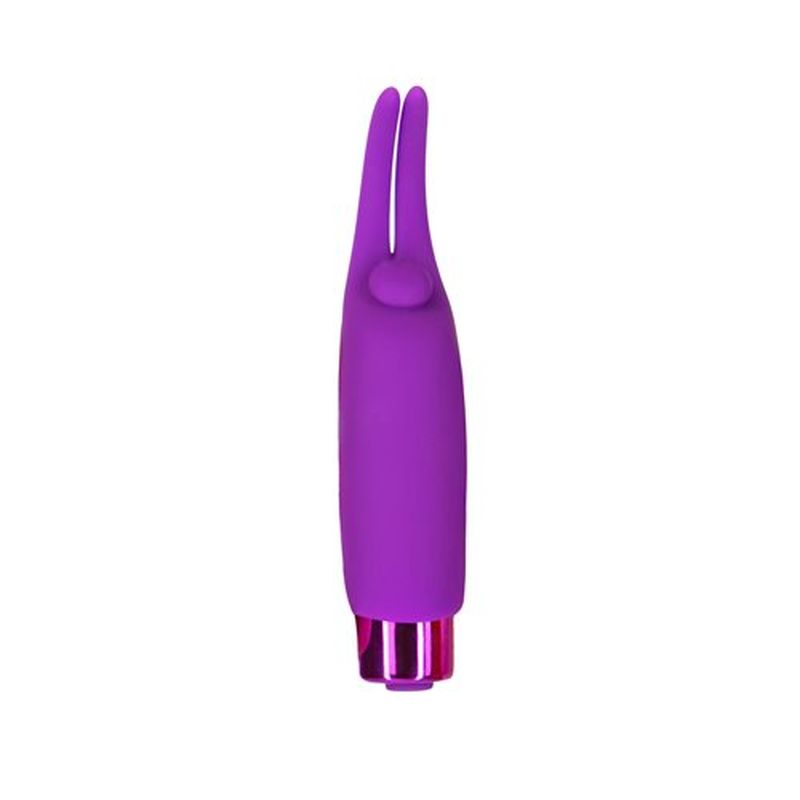 PowerBullet - Teasing Tongue with Rechargeable Bullet - Purple - K. P.