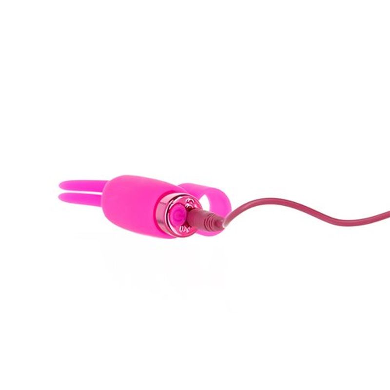 PowerBullet - Teasing Tongue with Rechargeable Bullet - Pink - K. P.