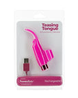 PowerBullet - Teasing Tongue with Rechargeable Bullet - Pink - K. P.