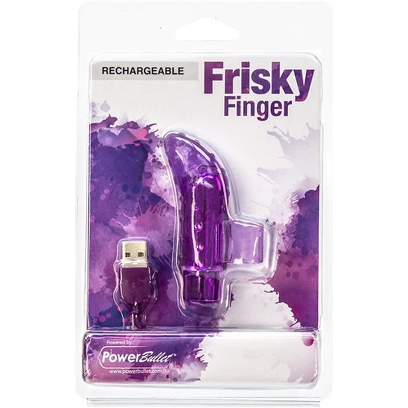PowerBullet - Frisky Finger Rechargeable - Purple - K. P.