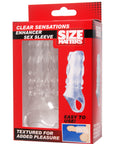 Size Matters - Clear Sensations Enhancer Sex Sleeve - K. P.