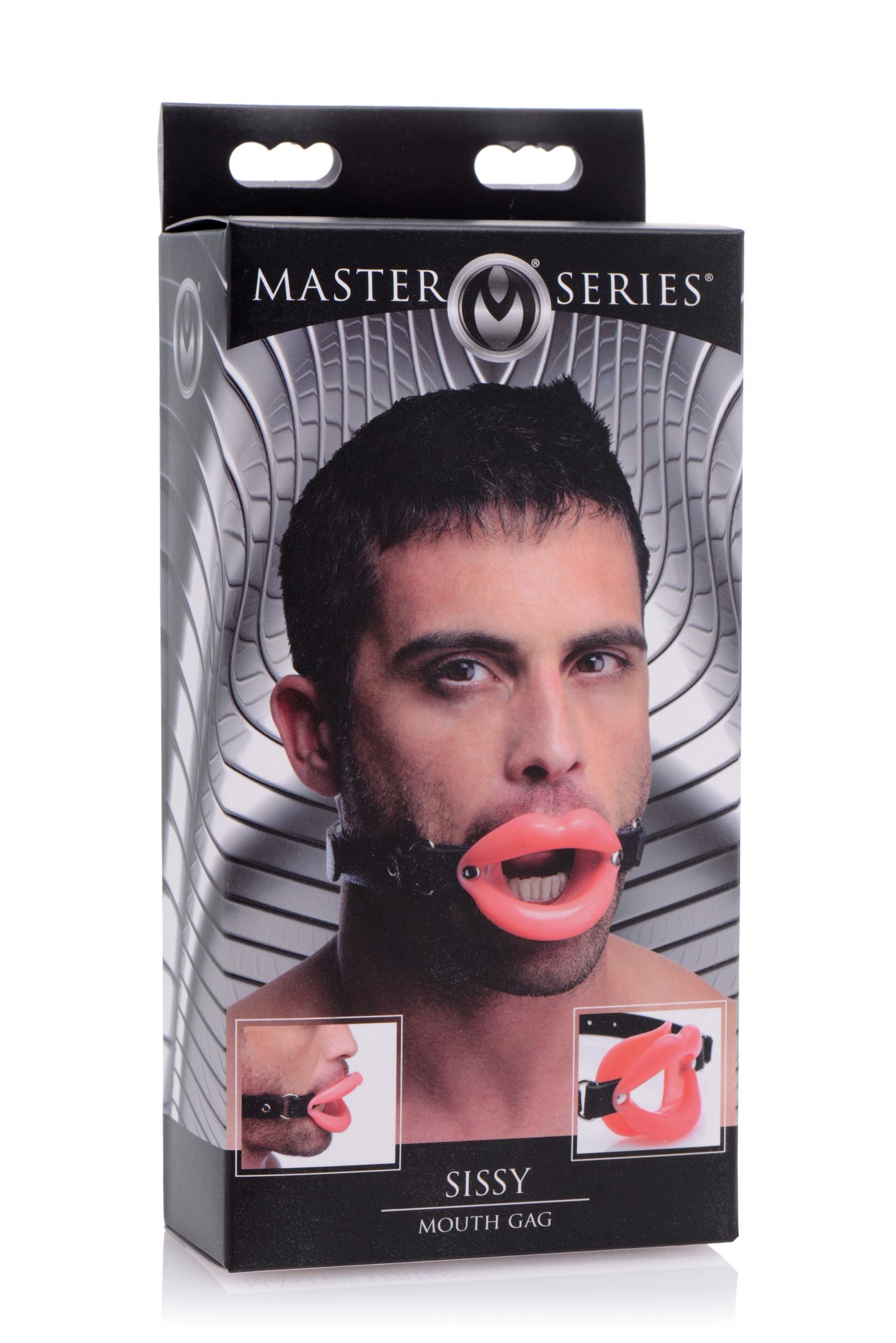 The Master Series - Sissy Mouth Gag - Black/Pink - K. P.