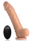 Loadz - 8.5" Dual Density Squirting Dildo with Remote - Medium - Flesh - K. P.