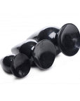 The Master Series - 3 Piece Anal Plug Set - Black - K. P.